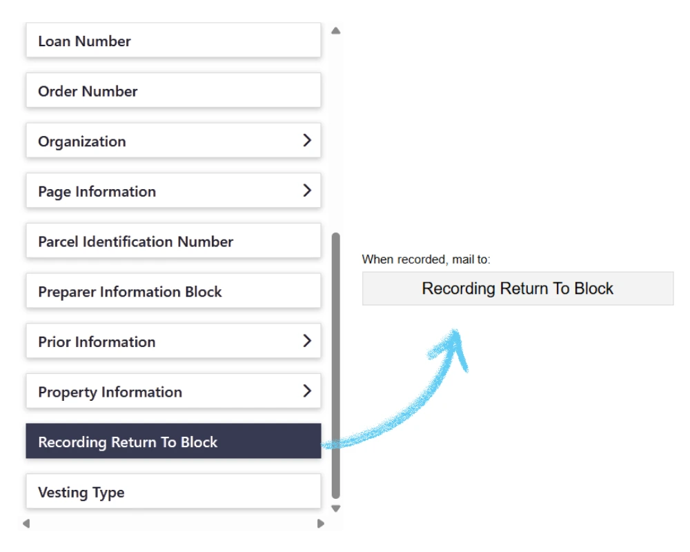Create Your Own Template CYOT interface showing custom real estate document template builder with state-compliant deed creation tools