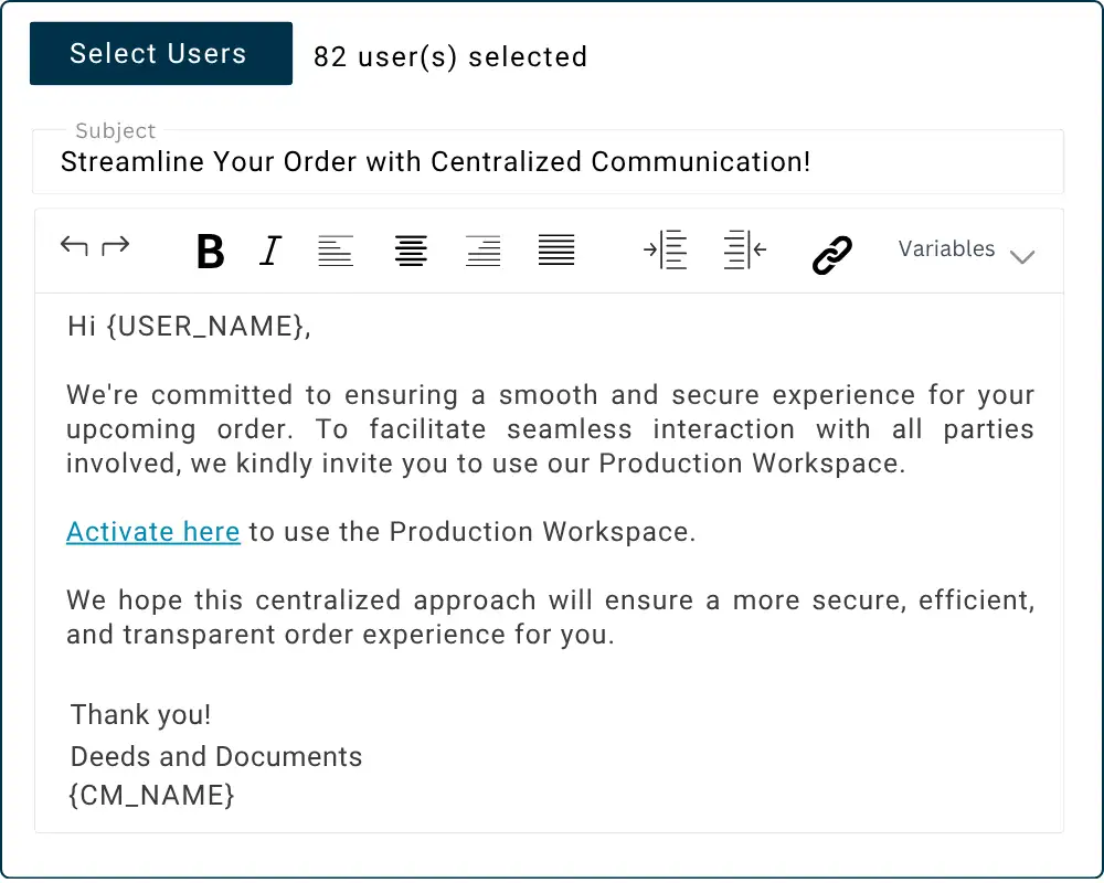 Convenient client sign-in interface for real estate document preparation platform showing streamlined login experience for attorneys and clients