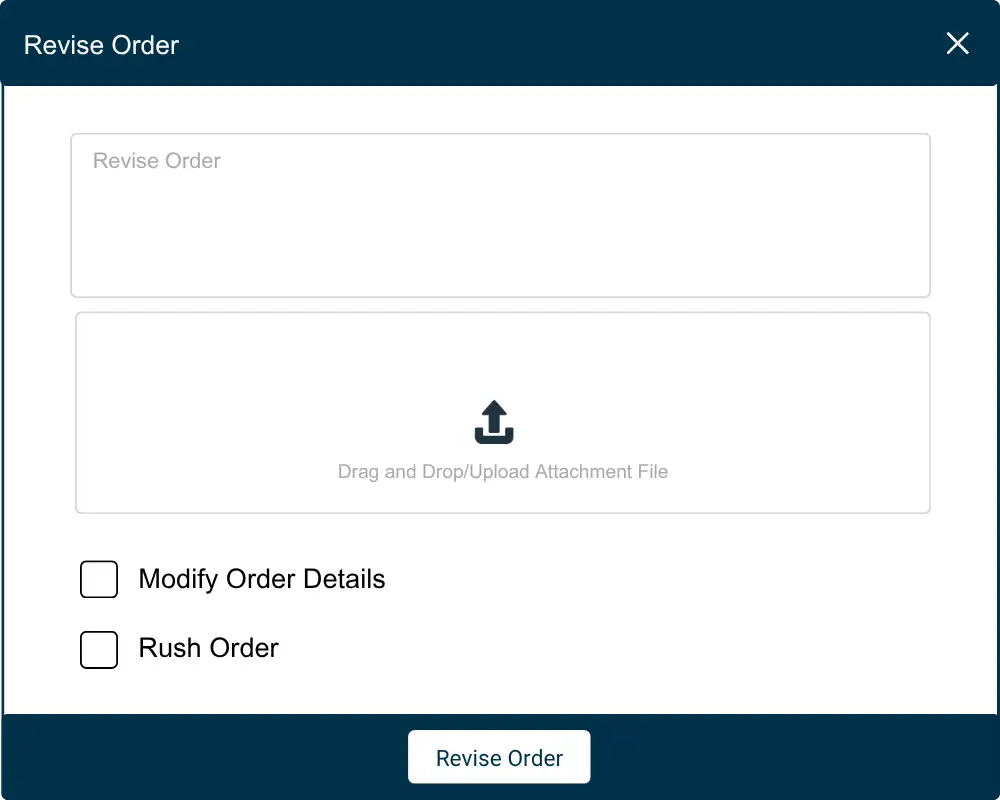 Secure document revision request interface for real estate professionals showing encrypted collaboration and approval workflow